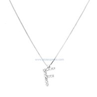 Collana Cierre Lettera F Donna LT03F