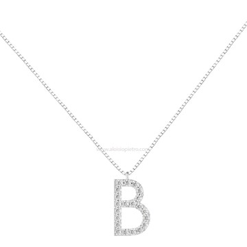 Collana Cierre Lettera B Donna LT03B