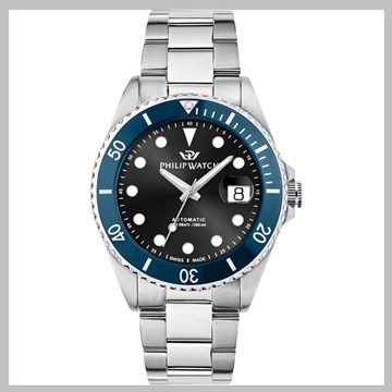 Orologio Philip Watch Caribe Diving Automatico Uomo R8223597117
