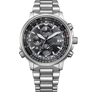Orologio Citizen Crono Pilot Radiocontollato Eco Drive Uomo AT8300-58E