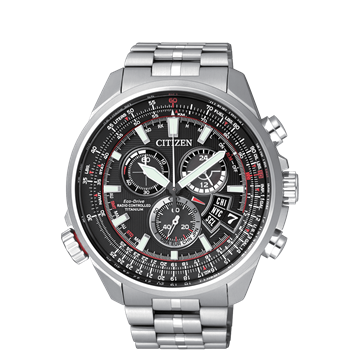 Orologio Citizen Pilot Radiocontrollato Titanio Crono Eco-Drive Uomo BY0120-54E