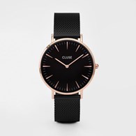 LA BOHME MESH ROSE GOLD BLACK/BLACK