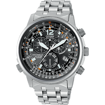 Orologio Citizen Pilot Titanio Radiocontrollato Eco-Drive Uomo AS4050-51E
