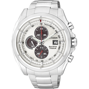 Orologio Citizen Super Titanium Chrono Cronografo Eco-Drive Uomo CA0550-52A