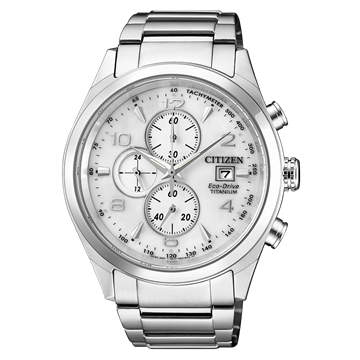 Orologio Citizen Super Titanium Chrono Cronografo Eco-Drive Uomo CA0650-82A