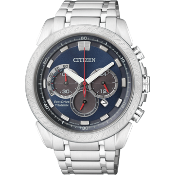 Orologio Citizen Super Titanium Chrono Cronografo Eco-Driver Uomo CA4060-50L