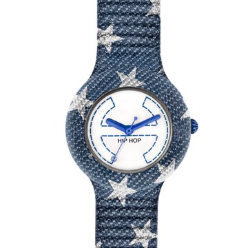 Orologio Hip Hop Denim Donna HWU0404