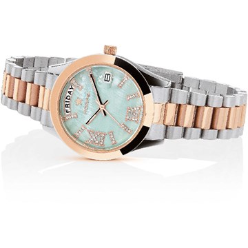 Orologio Hoops Luxury Day Date Diamonds Donna 2625LSRG04