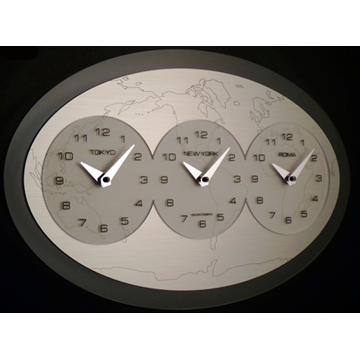 Orologio Tre ore nel Mondo