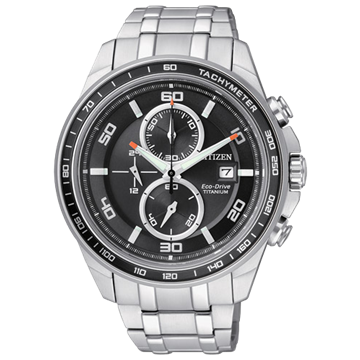 Orologio Citizen Super Titanio Crono Eco-Drive Uomo CA0340-55E