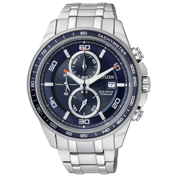 Orologio Citizen Super Titanio Crono Eco-Drive Uomo CA0345-51L